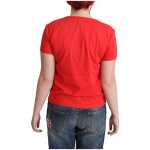 Moschino Chic Red Graphic Cotton Tee 2