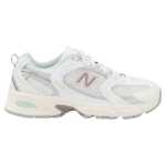 New Balance White Leather Tier 3 Sneakers