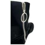 Off White Black Calfskin Women Ankle Boot 2