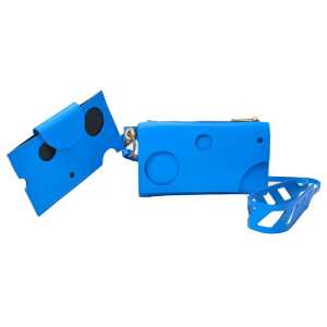 Off White Blue Leather Shoulder Bag
