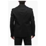 Off White For Ever Single Breasted Strap Blazer With Flap Pockets 2