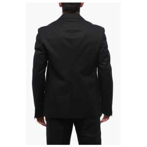 Off White For Ever Single Breasted Strap Blazer With Flap Pockets 2