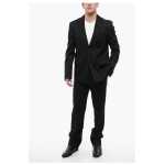 Off White For Ever Single Breasted Strap Blazer With Flap Pockets 5