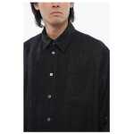 Off White Linen Shirt With Removable Shirt 3