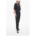 Palm Angels Cotton Track Pants With Lurex Embroideries 4