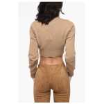 Palm Angels Embroidered Cropped Sunset Turtle Neck Sweater 2