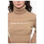 Palm Angels Embroidered Cropped Sunset Turtle Neck Sweater 3