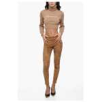 Palm Angels Embroidered Cropped Sunset Turtle Neck Sweater 4