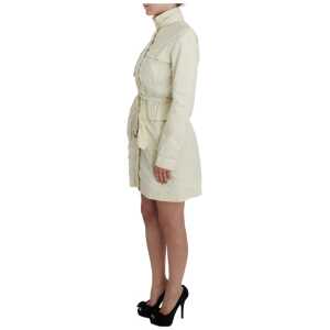 Parosh Chic Beige Trench Jacket Coat