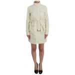 Parosh Chic Beige Trench Jacket Coat 8