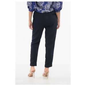 Parosh Slim Pants With Turn Up Hems 2