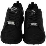 Philipp Plein Elegant Black Gisella Sneakers 3