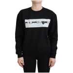 Philippe Model Chic Black Printed Cotton Sweater