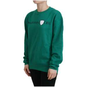 Philippe Model Chic Green Printed Long Sleeve Sweater 2