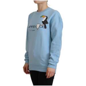 Philippe Model Chic Light Blue Logo Embellished Sweater 2