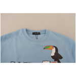 Philippe Model Chic Light Blue Logo Embellished Sweater 5