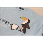 Philippe Model Chic Light Blue Logo Embellished Sweater 7