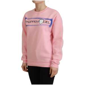 Philippe Model Elegant Pink Long Sleeve Pullover Sweater 2