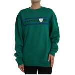 Philippe Model Green Cotton Logo Print Long Sleeves Pullover Sweater