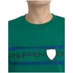 Philippe Model Green Cotton Logo Print Long Sleeves Pullover Sweater 4