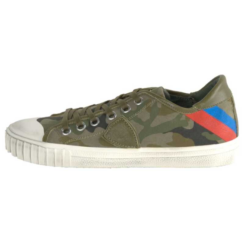 Philippe Model Green Leather Men Sneaker, theFeinheit
