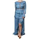 Philosophy Blue Layered Long Sleeve Dress 2