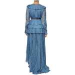 Philosophy Blue Layered Long Sleeve Dress 4