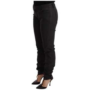 Pinko Chic Mid Waist Skinny Black Denim