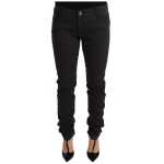 Pinko Chic Mid Waist Skinny Black Denim 4