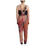 Pinko Chic Multicolor Sleeveless V Neck Jumpsuit 2