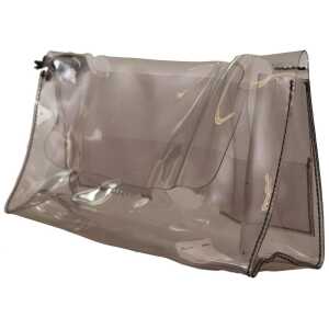 Pinko Chic Transparent Clutch For Evening Elegance