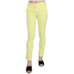 Pinko Chic Yellow Low Waist Skinny Casual Trousers 4