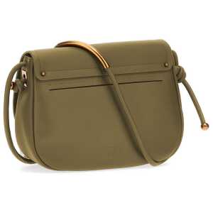 Pinko Green Leather Crossbody Bag 2