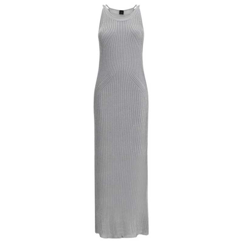 PINKO Metallic knit long Dress, theFeinheit