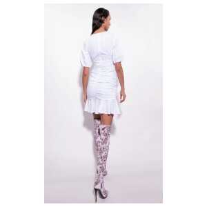 Pinko White Cotton Dress 2