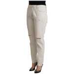 Pinko White Mid Waist Skinny Denim Jeans