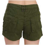 Plein Sud Emerald Mid Waist Cotton Shorts 3
