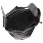 Pompei Donatella Black Leather Women Shoulder Bag 3