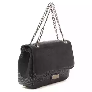 Pompei Donatella Blue Leather Women Crossbody Bag