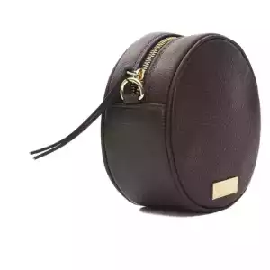 Pompei Donatella Brown Leather Women Crossbody