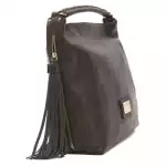 Pompei Donatella Brown Leather Women Shoulder Bag