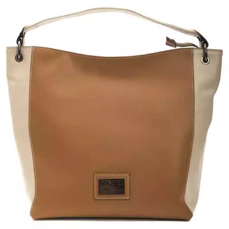 Pompei Donatella Brown Leather Women Shoulder Bag, theFeinheit
