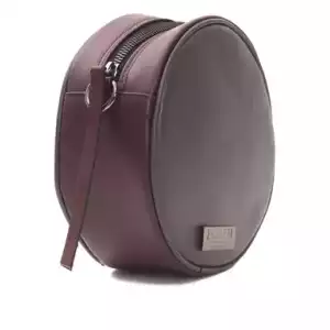 Pompei Donatella Burgundy Leather Women Crossbody Bag