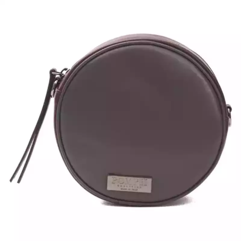 Pompei Donatella Burgundy Leather Women Crossbody Bag, theFeinheit