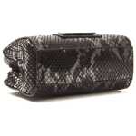 Pompei Donatella Chic Leather Mini Tote With Python Print 3