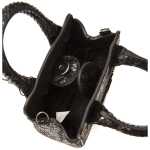 Pompei Donatella Chic Leather Mini Tote With Python Print 4