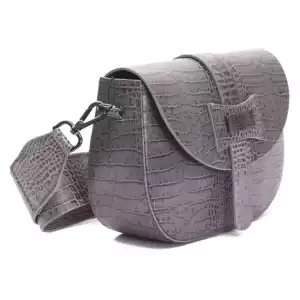 Pompei Donatella Gray Leather Women Crossbody 6
