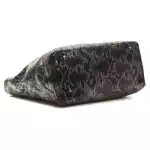 Pompei Donatella Gray Leather Women Shoulder Bag 3