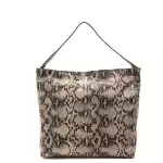 Pompei Donatella Gray Leather Women Shoulder Bag 7