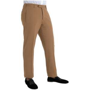 Prada Beige Cashmere Men Straight Fit Dress Pants